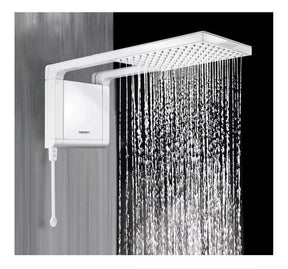 Chuveiro Elétrico De Parede Lorenzetti Acqua Ultra Storm Branco 6800w 220v